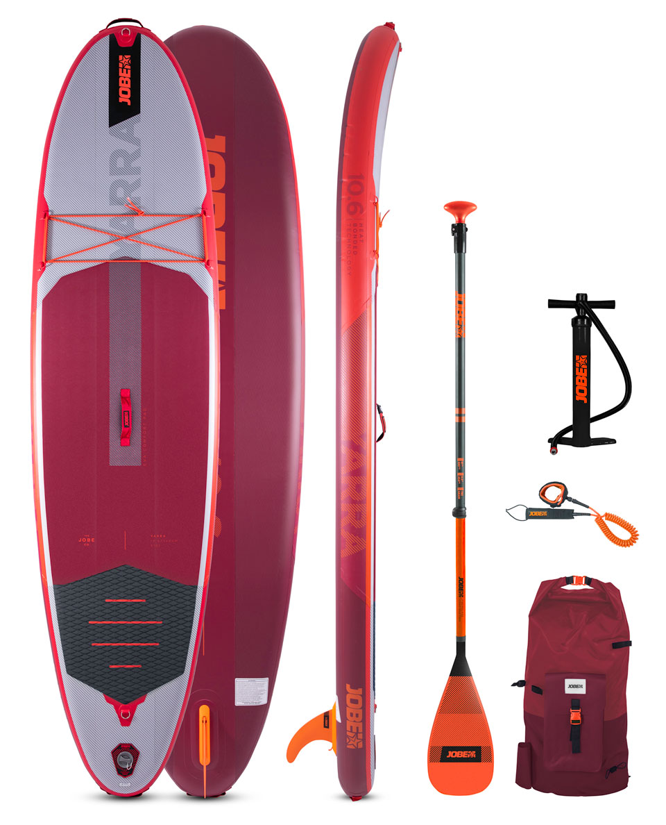 Pack Paddle Gonflable Jobe Yarra 10.6 Rouge